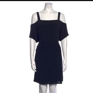 ALLSAINTS Square Neckline Mini Dress Size: XS Black